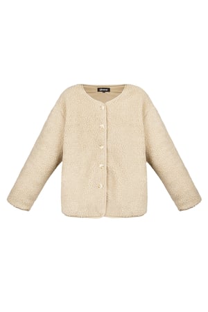 Teddy times coat - Beige h5 