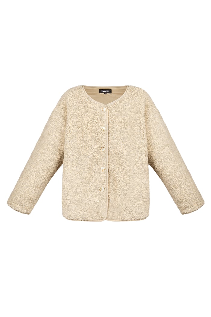 Teddy times coat - Beige 