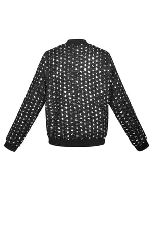 Bomber jacket sparkly day - Black h5 Picture11