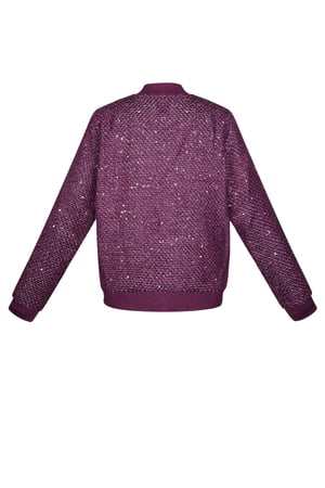 Bomber jacket Sparkly Day - Burgundy h5 Picture11