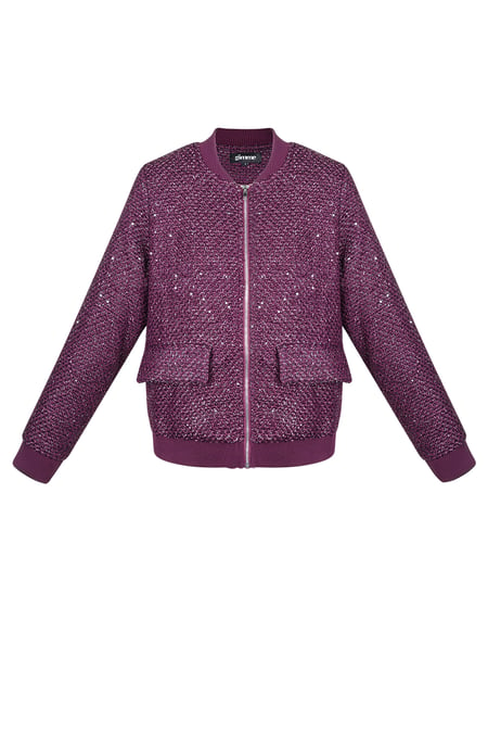 Bomberjacke Sparkly Day - Bordeaux 2