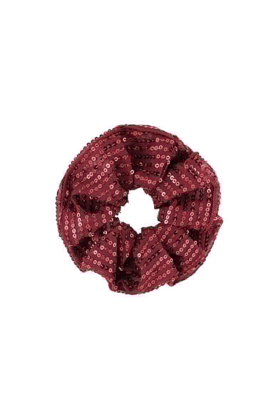 Glitzer-Haargummi - silberfarben h5 