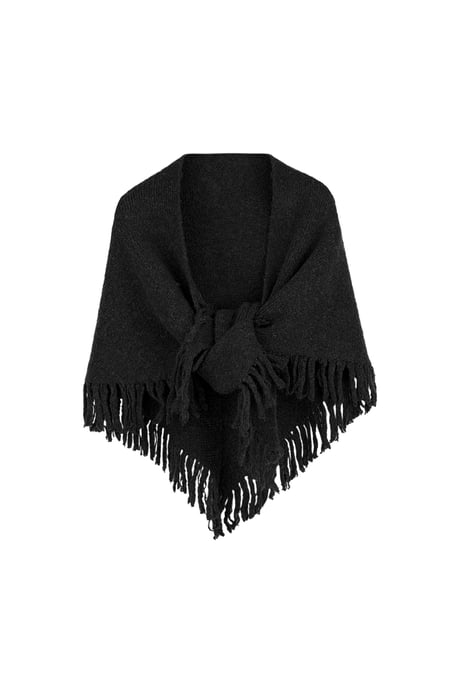 Everyday elegance scarf - black