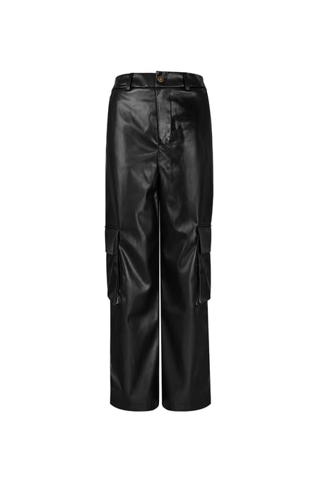 Trendy cargo pants - Black 2