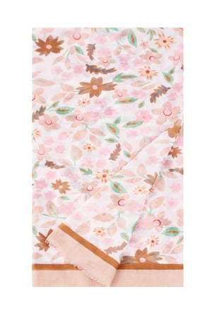 Scarf vivid floral - Pink h5 