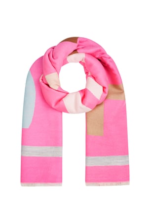 Scarf print parade - Fuchsia h5 