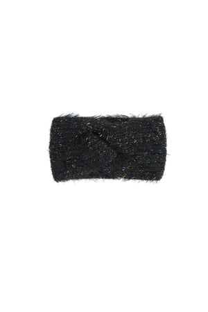 Winter Stirnband Frosty Chic - Schwarz h5 