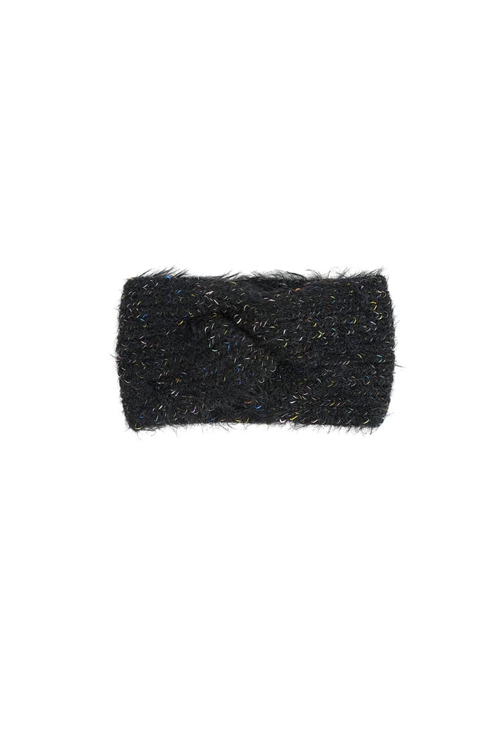 Winter Stirnband Frosty Chic - Schwarz 