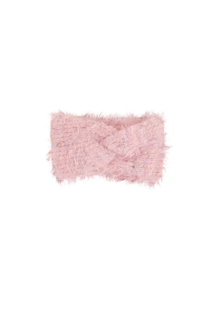 Winter headband frosty chic - Pink 