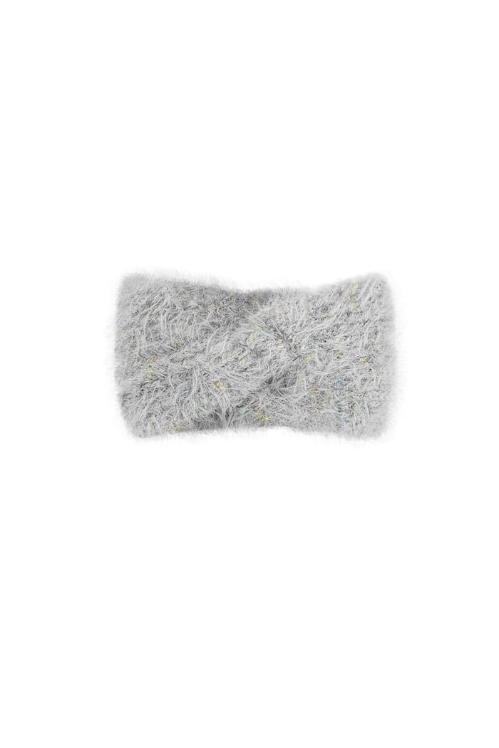 Winter headband frosty chic - Grey 