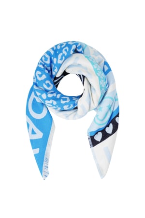 Scarf bright day - Blue h5 