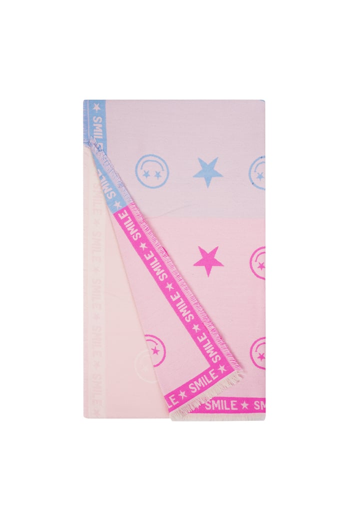 Scarf smiley star - Pale pink Picture3