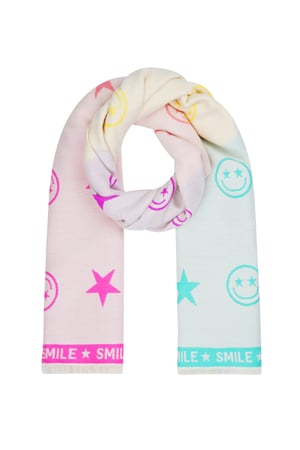 Scarf smiley star - multi h5 