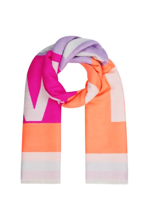 Scarf rainbow wrap - multi h5 