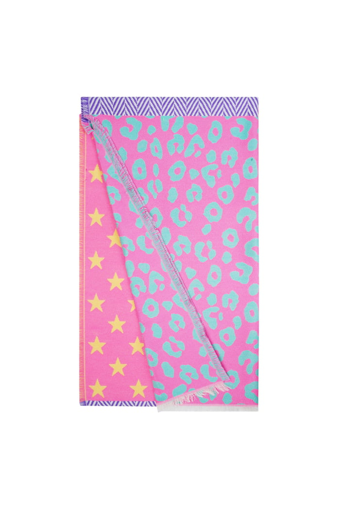 Scarf star & leopard duo - Pink multi Picture2