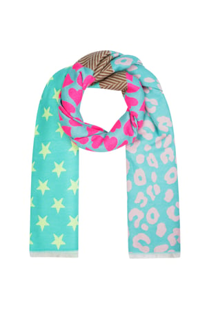 Scarf star & leopard duo - Multi h5 