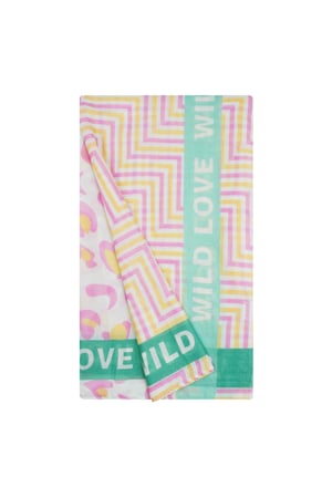 Colorful scarf wild love - Orange & pink h5 Picture5