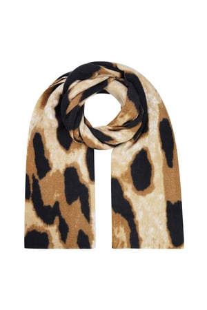 Leopard Lover Scarf - Brown h5 