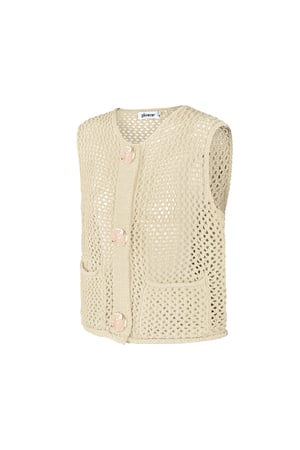 Playful vest - Off white h5 Picture10