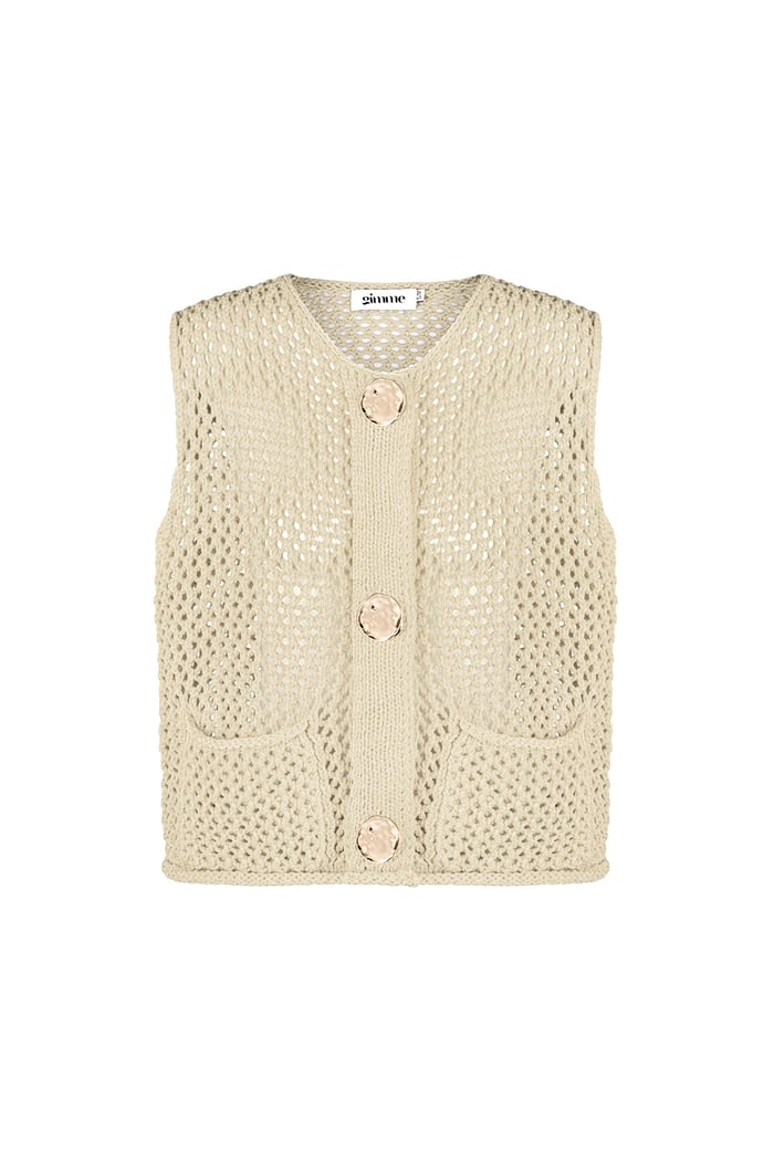 Playful vest - Off white 