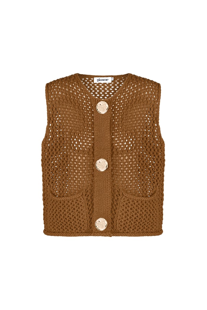 Playful vest - Beige 