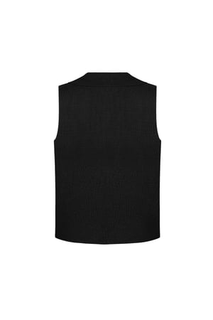 Comfy knitted top - Black h5 Picture10