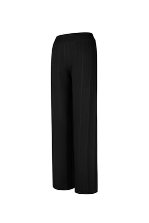 Comfy knitted pants - Black h5 Picture7