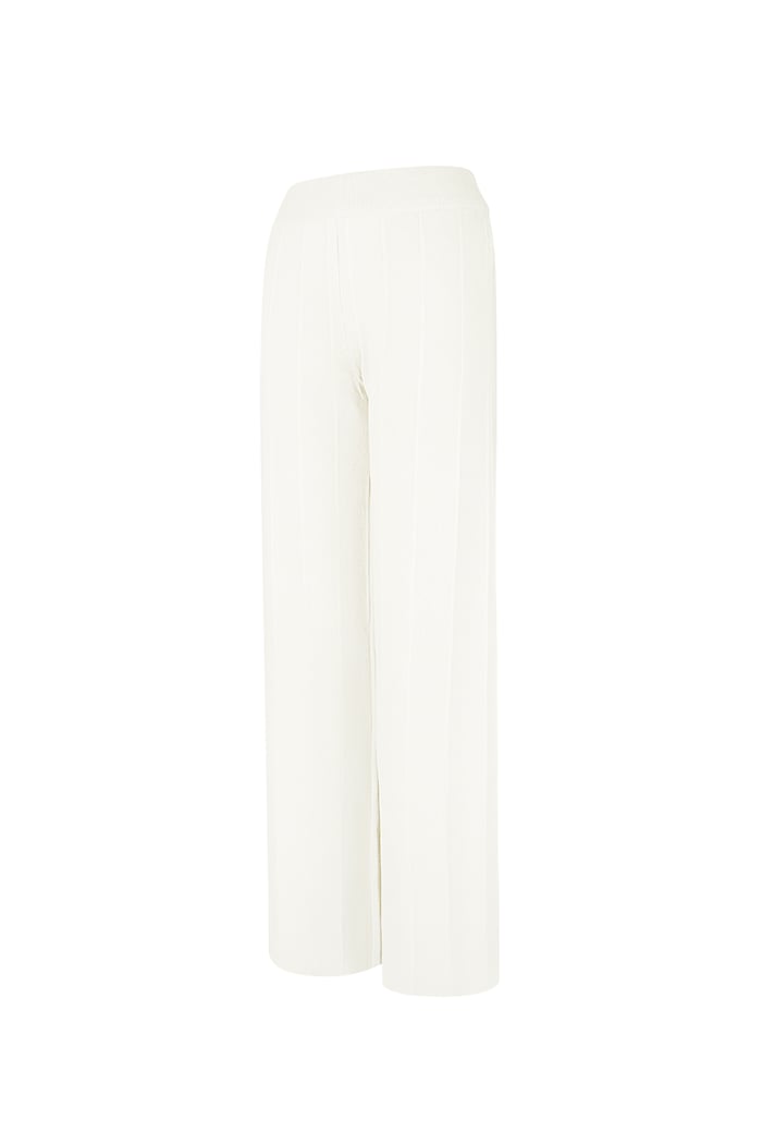 Comfy knitted pants - White Picture7