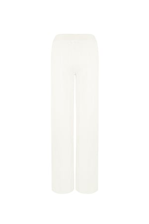 Comfy knitted pants - White h5 Picture8