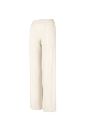 Bequeme Strickhose - Beige h5 Bild7