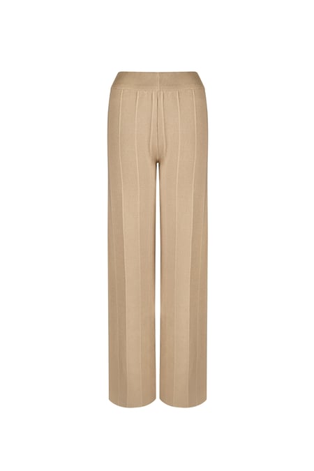 Comfy knitted pants - Camel 2