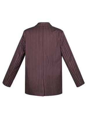 Nadelstreifen-Blazer - Bordeaux h5 Bild7