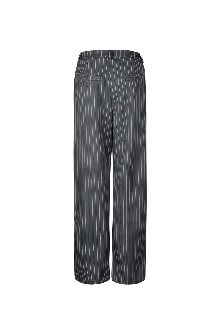 Pinstripe trousers - Grey Picture7