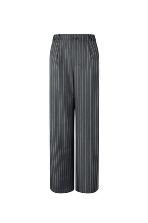 Pinstripe trousers - Grey h5 