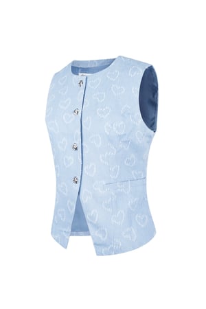 Heartsy Corset Top - Light Blue h5 Picture8