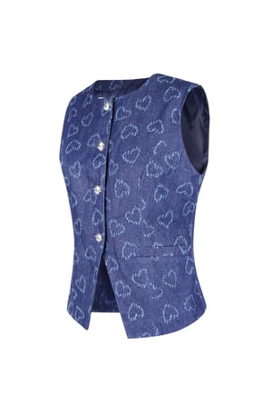 Heartsy Corset Top - Blue h5 Picture8