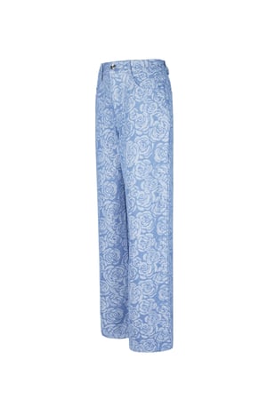 Pantaloni Flower Fusion - azzurro h5 Immagine8