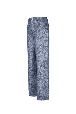 Pantaloni Flower Fusion - blu h5 Immagine8