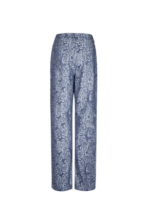 Pantaloni Flower Fusion - blu h5 Immagine9