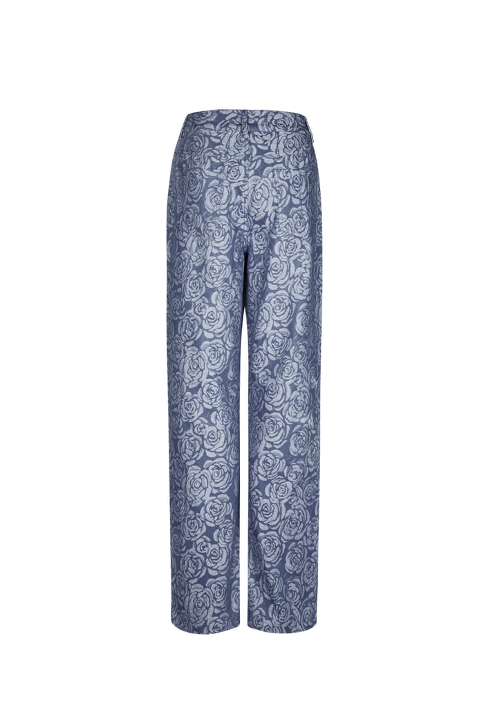 Pantaloni Flower Fusion - blu Immagine9