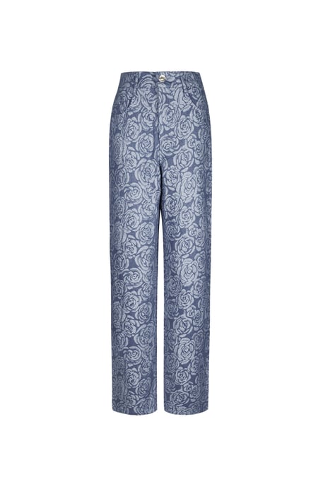 Flower fusion pants - blue 2