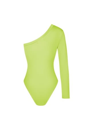 One shoulder body - Green h5 Picture6