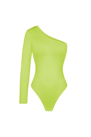 One shoulder body - Green h5 