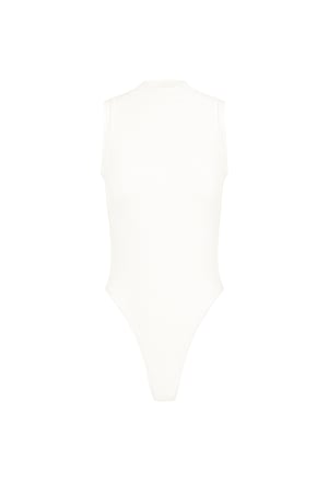 Basic body high neck - White h5 