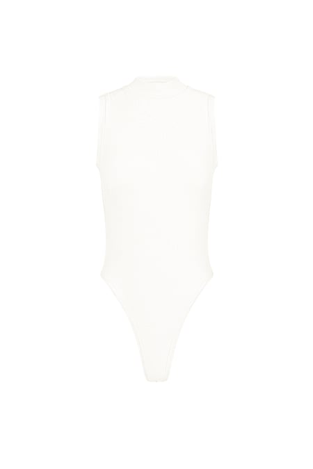 Basic body high neck - White 2