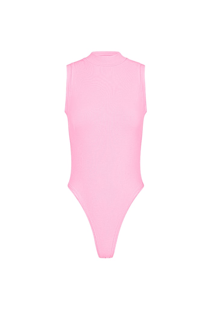 Basic body high neck - Pink 