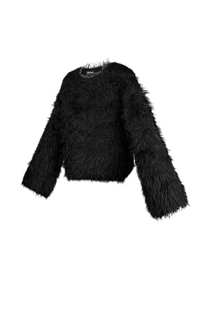 Fluffy finesse top - Black h5 Picture7