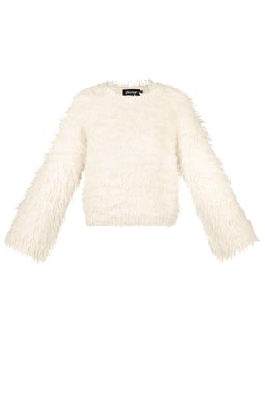 Fluffy finesse top - Off white h5 