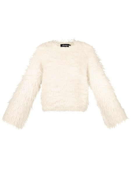 Fluffy finesse top - Off white 2