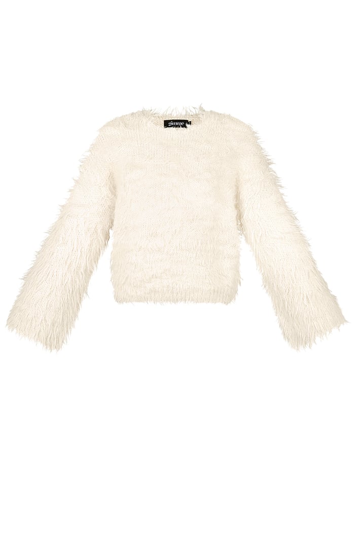 Fluffy finesse top - Off white 